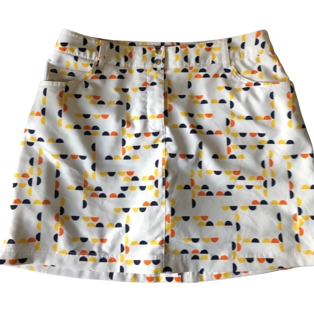 Slazeger Printed Golf Pickleball Skort Sz. 8 Pockets Lined Outdoors Athletic